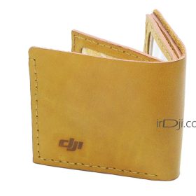 ست چرم 2تکه دست دوز خردلی dji کد 1987 (dji leather set code 1987)